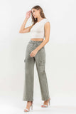 Vervet by Flying Monkey 90's Super High Rise Cargo Jeans - Trendsi - Flyclothing LLC