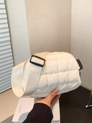 Bubble Texture Adjustable Strap Crossbody Bag - Trendsi