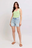 Judy Blue Full Size 2 Button Denim Shorts with Pockets Plus Size - Trendsi - Flyclothing LLC