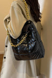 Bubble Texture Chain Handbag - Trendsi - Flyclothing LLC