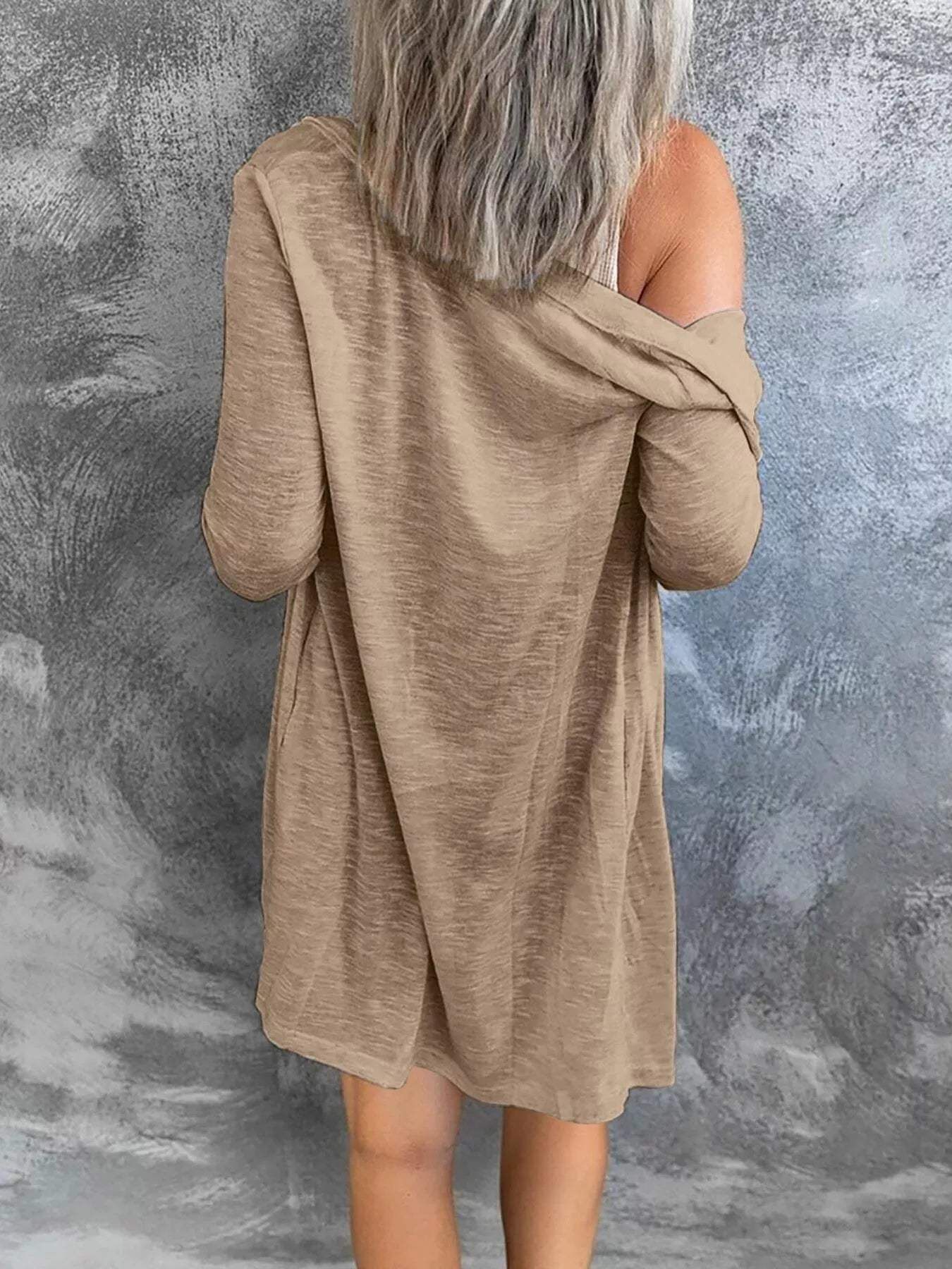 Full Size Lightweight Button-Up Cardigan Plus Size - Trendsi - Flyclothing LLC