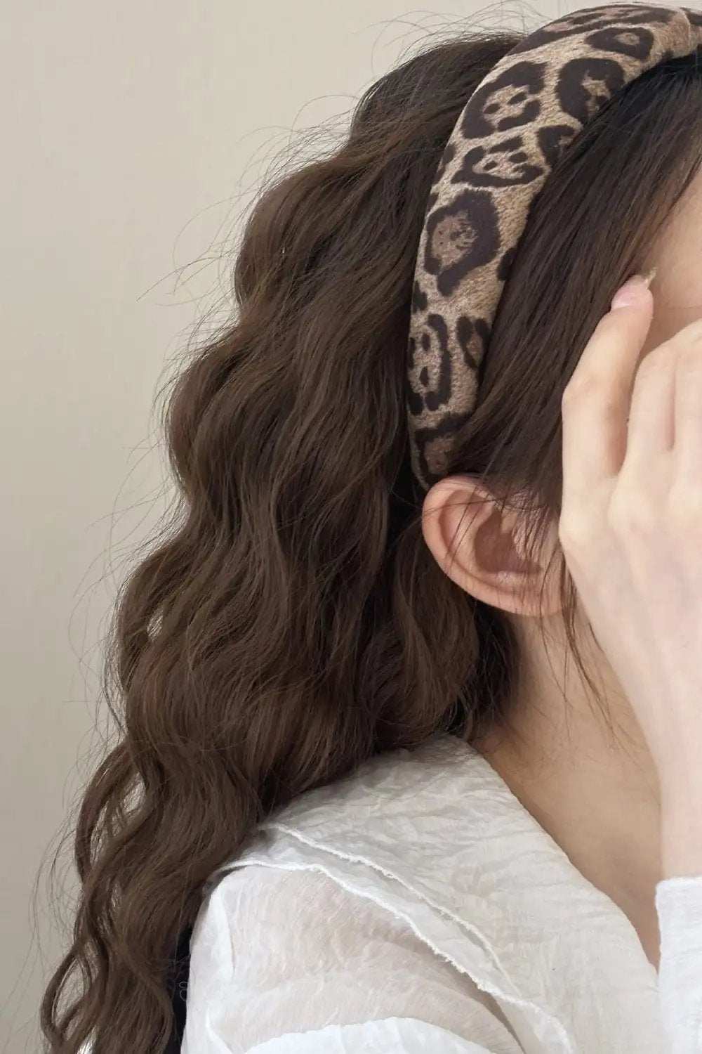 Leopard Polyester Wide Headband - Trendsi - Flyclothing LLC
