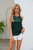 Sequin Grecian Neck Tank - Trendsi - Flyclothing LLC