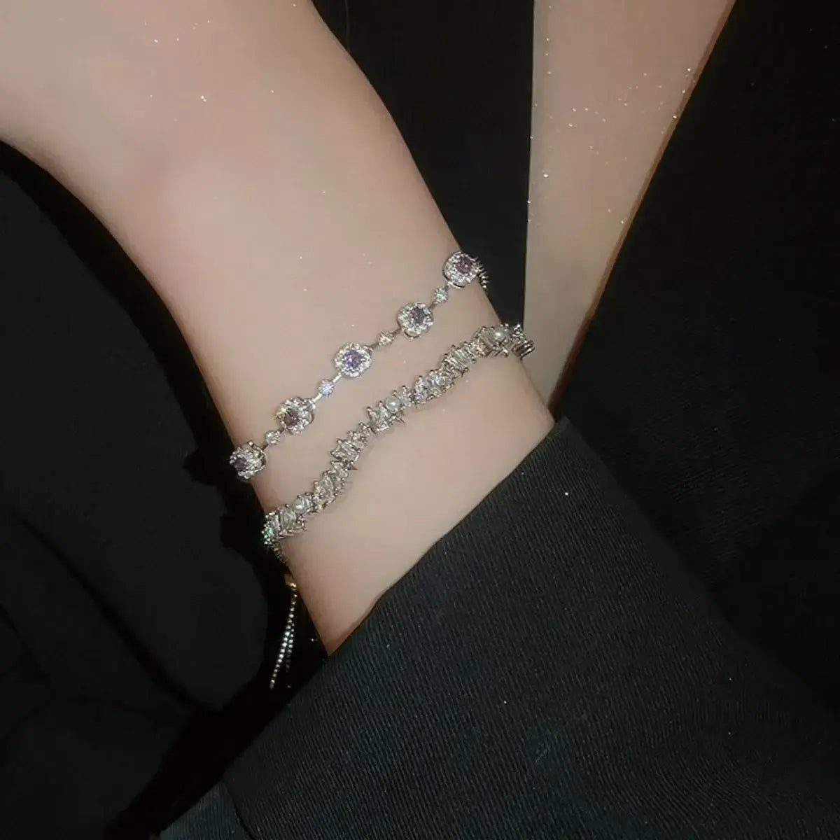 Copper Zircon Bracelet - Trendsi - Flyclothing LLC