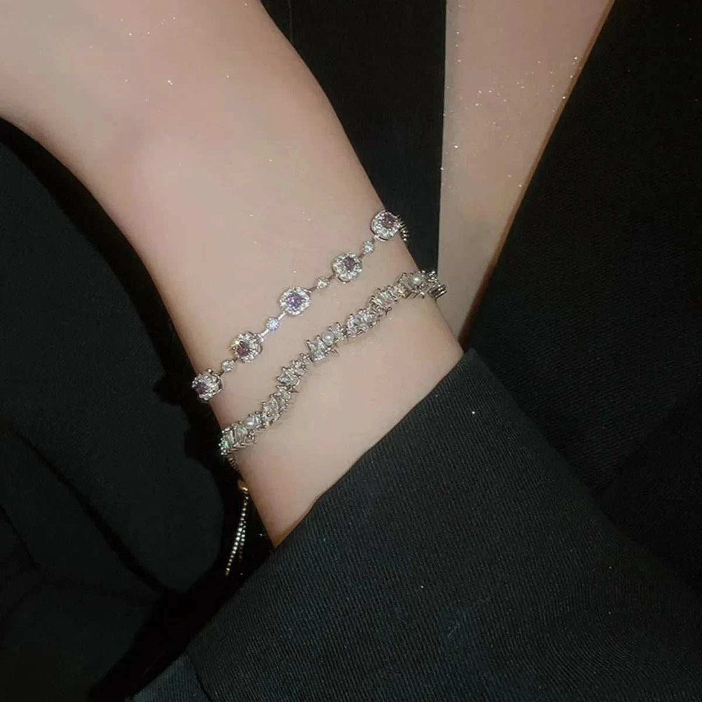 Copper Zircon Bracelet - Trendsi - Flyclothing LLC