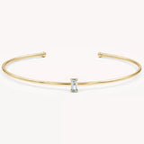 18K Gold-Plated Open Cuff Bracelet - Trendsi - Flyclothing LLC