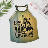 Baha Ranch Cowboys Print Women's Western Tank Top - Baha Ranch Western Wear - Flyclothing LLC