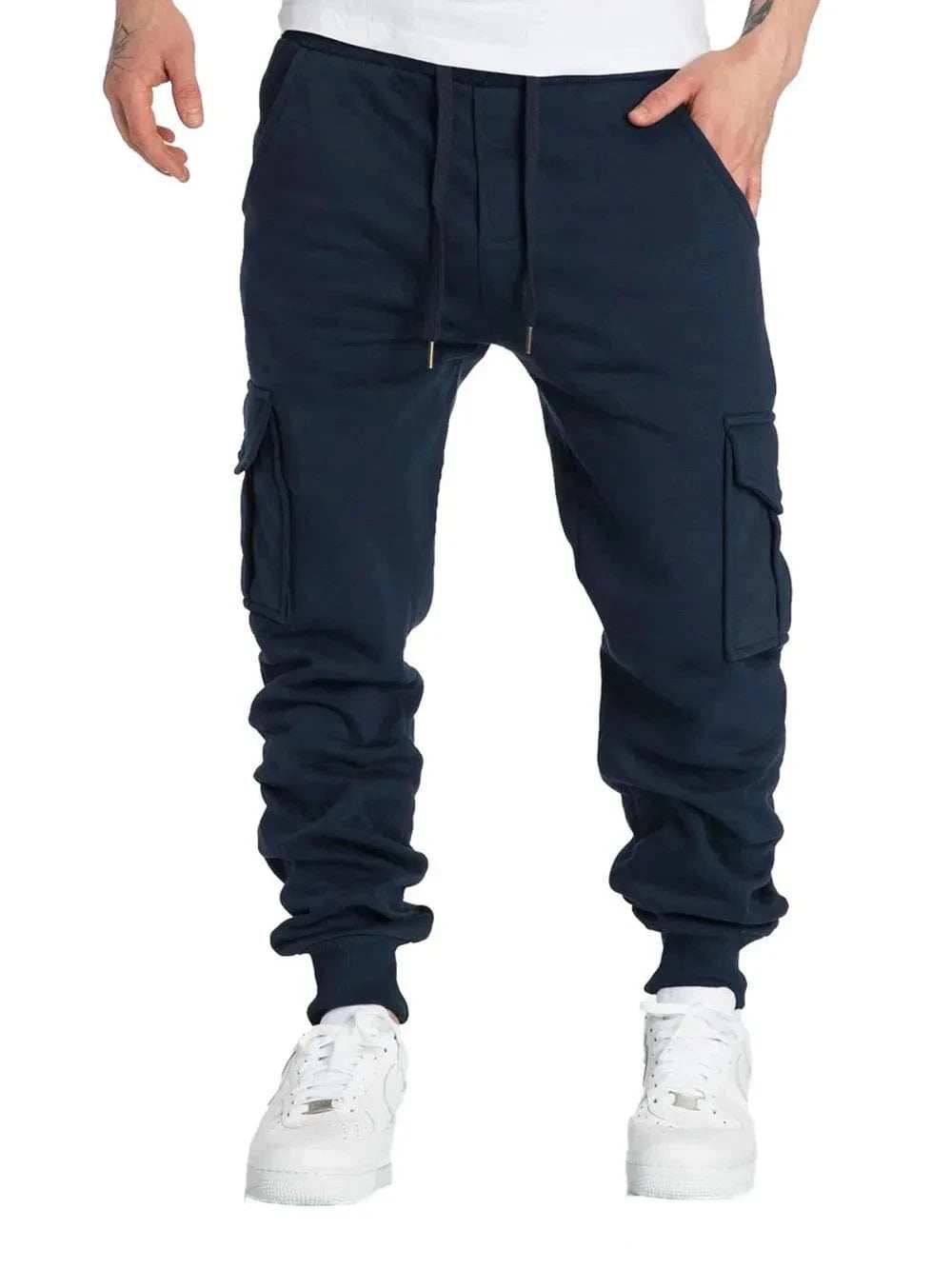 Men's Drawstring Pants with Pockets - Trendsi - Flyclothing LLC