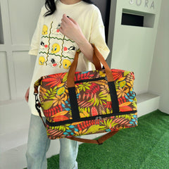 Canvas Printed Travel Bag - Trendsi