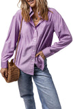 Striped Button Up Long Sleeve Shirt - Trendsi - Flyclothing LLC