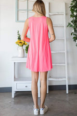 Heimish Full Size V-Neck Mini Tank Dress with Pockets - Trendsi - Flyclothing LLC