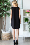 Heimish Full Size Sleeveless Animal Print Mini Dress - Trendsi