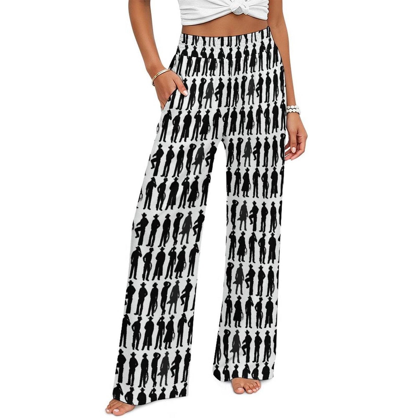 Baha Ranch I'm Your Huckleberry High Waisted Wide Leg Pants - Baha Ranch Western Wear - Flyclothing LLC