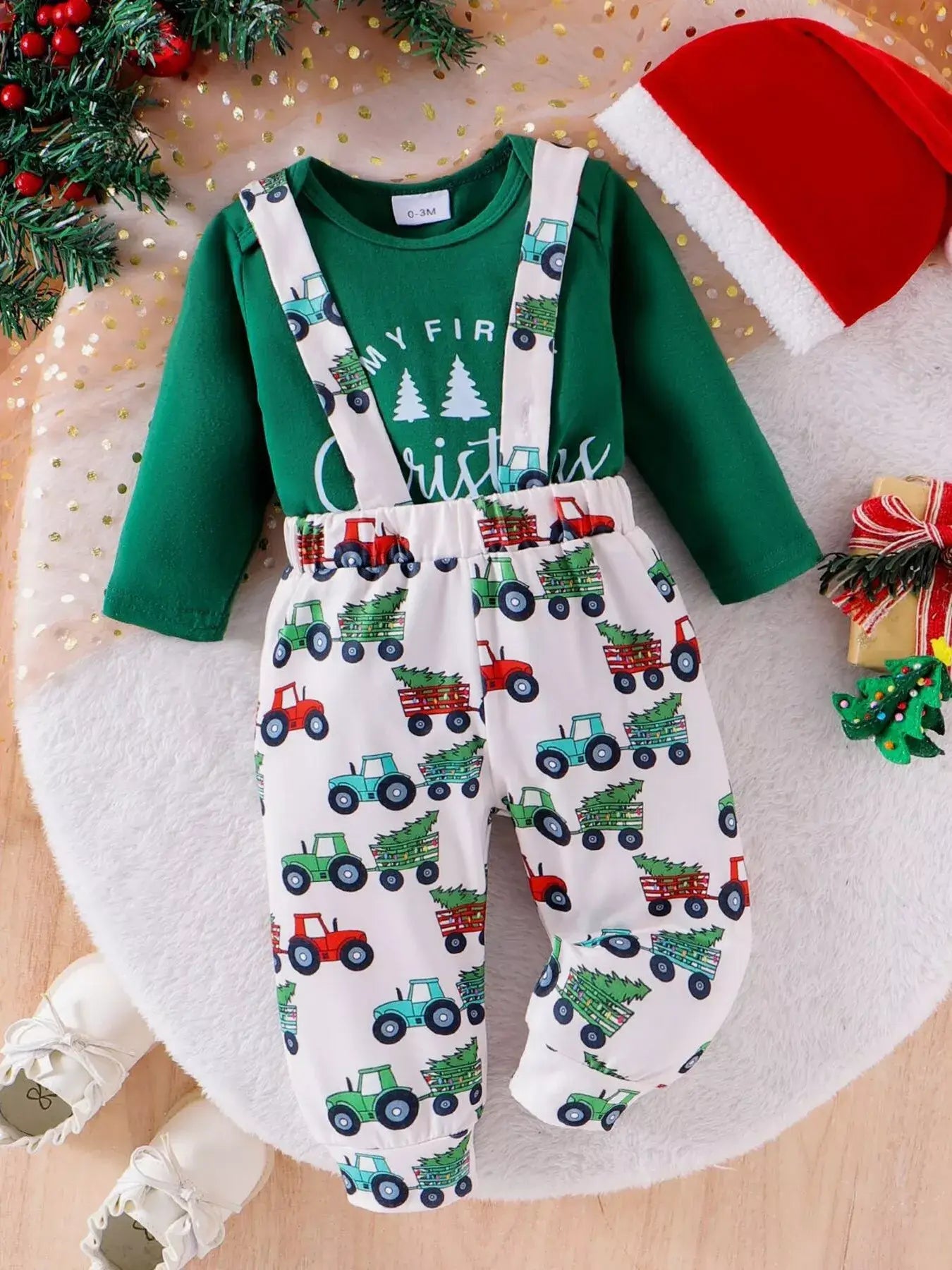 Children's My First Christmas Outfit Set - Trendsi - Flyclothing LLC