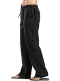 Men's Full Size Drawstring Pants with Pockets Plus Size - Trendsi