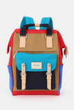Himawari Waterproof Nylon Backpack Bag with Handles - Trendsi
