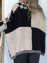 Plaid Open Front Long Sleeve Cardigan - Trendsi - Flyclothing LLC