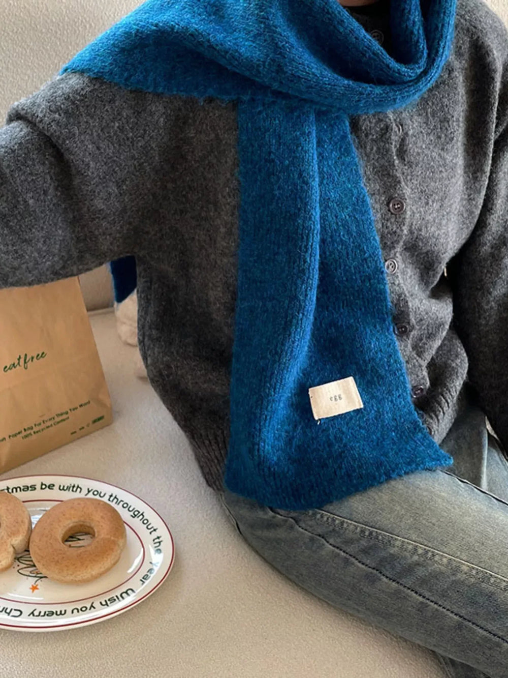 Cozy Knitted Winter Scarf - Trendsi - Flyclothing LLC