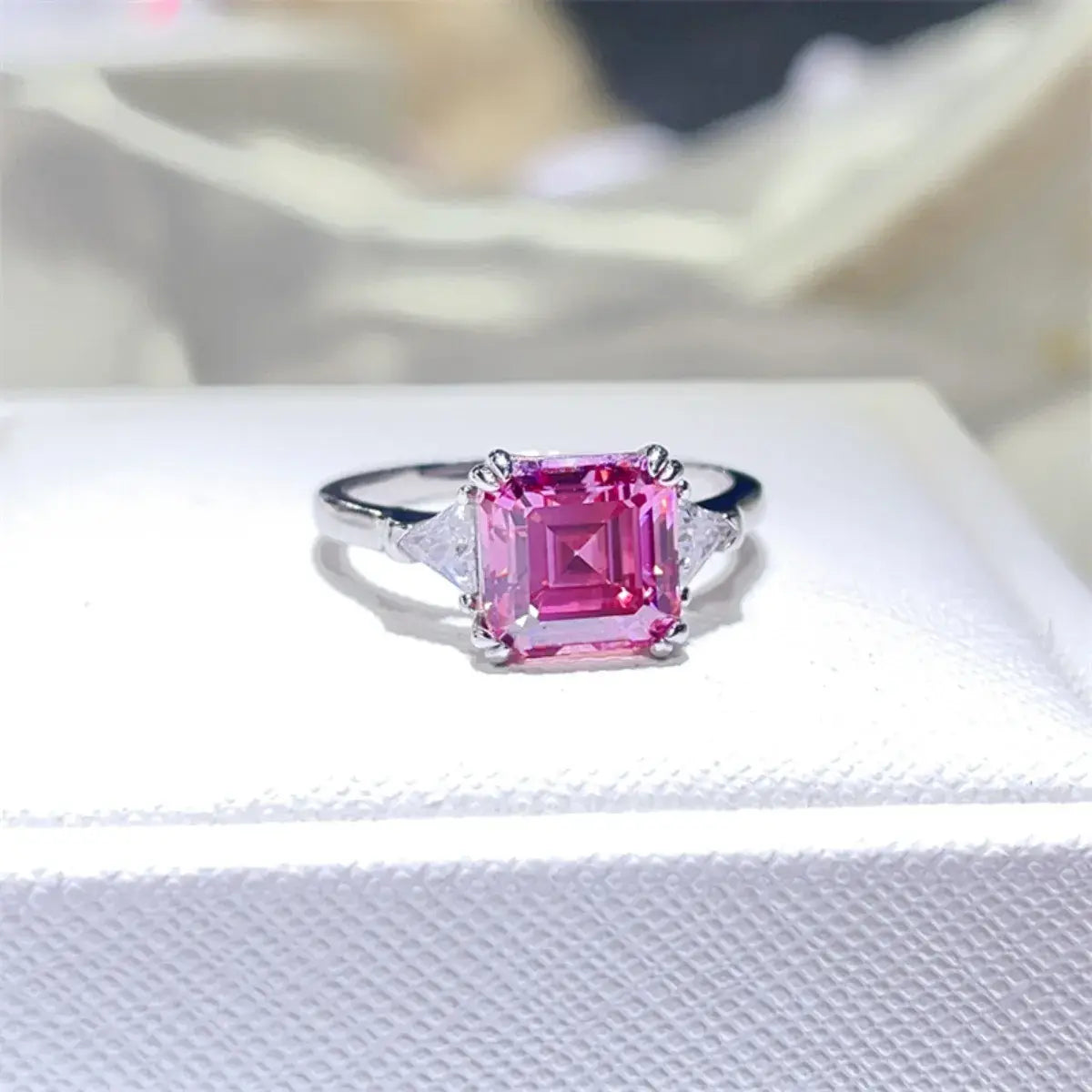 3 Carat Moissanite 925 Sterling Silver Ring - Trendsi - Flyclothing LLC