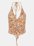 Printed Halter Neck Cami - Trendsi