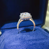 5 Carat Moissanite 925 Sterling Silver Ring - Trendsi - Flyclothing LLC