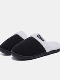 Horn Buckle Furry Texture Flat Slippers - Trendsi - Flyclothing LLC