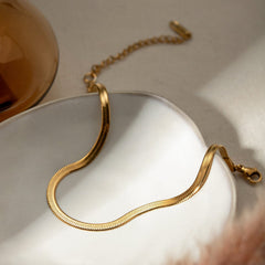 18K Gold-Plated Ankle Bracelet - Trendsi