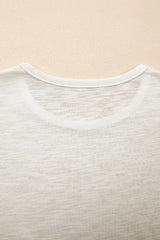 Ruffled Round Neck Cap Sleeve Blouse - Trendsi - Flyclothing LLC