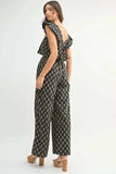 MABLE Floral Print Ruffle Top and Pants Set - Trendsi - Flyclothing LLC