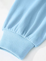 Color Block Snap Buttons Sweatshirt - Trendsi - Flyclothing LLC