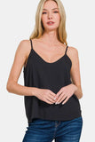 Zenana Two Layered Spaghetti Strap Cami - Trendsi - Flyclothing LLC