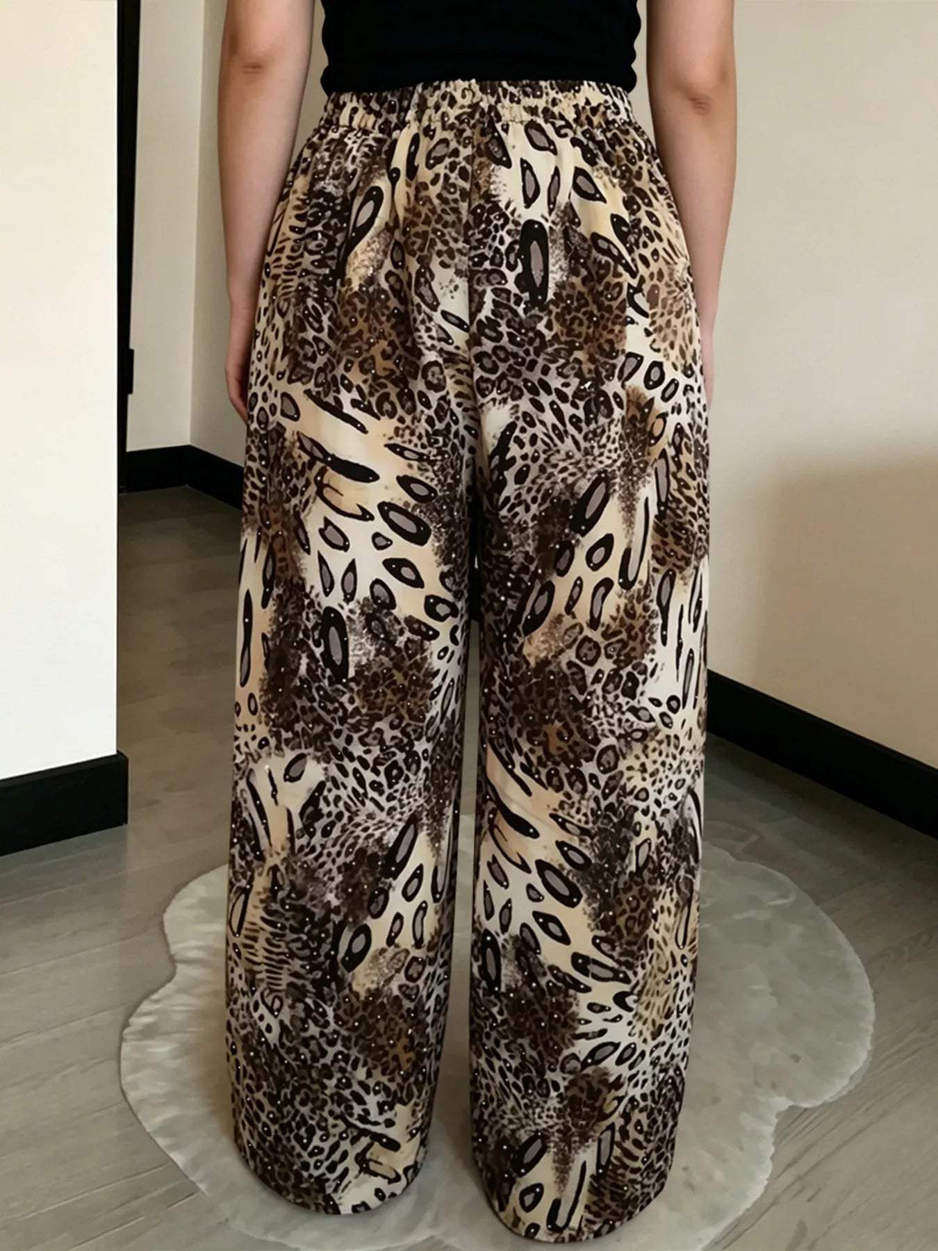 Drawstring Wide-Leg Pants - Trendsi - Flyclothing LLC