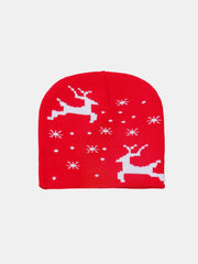 Christmas Pattern Knit Hat - Trendsi