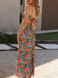Printed Cami and Maxi Skirt Set - Trendsi - Flyclothing LLC