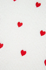 Heart Round Neck Long Sleeve Sweater - Trendsi - Flyclothing LLC