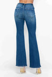 bytos Full Size High Rise Bootcut Jeans with Pockets - Trendsi