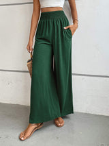 Perfee Wide Leg Pants with Pockets - Trendsi - Flyclothing LLC