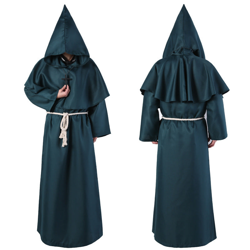 Halloween Costume Medieval Friar Wizard Costume - My Store - Flyclothing LLC