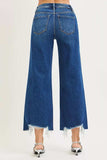 RISEN High Rise Crop Wide Leg Jeans - Trendsi - Flyclothing LLC