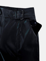 Half Elastic Waist Wide Leg Pants - Trendsi - Flyclothing LLC