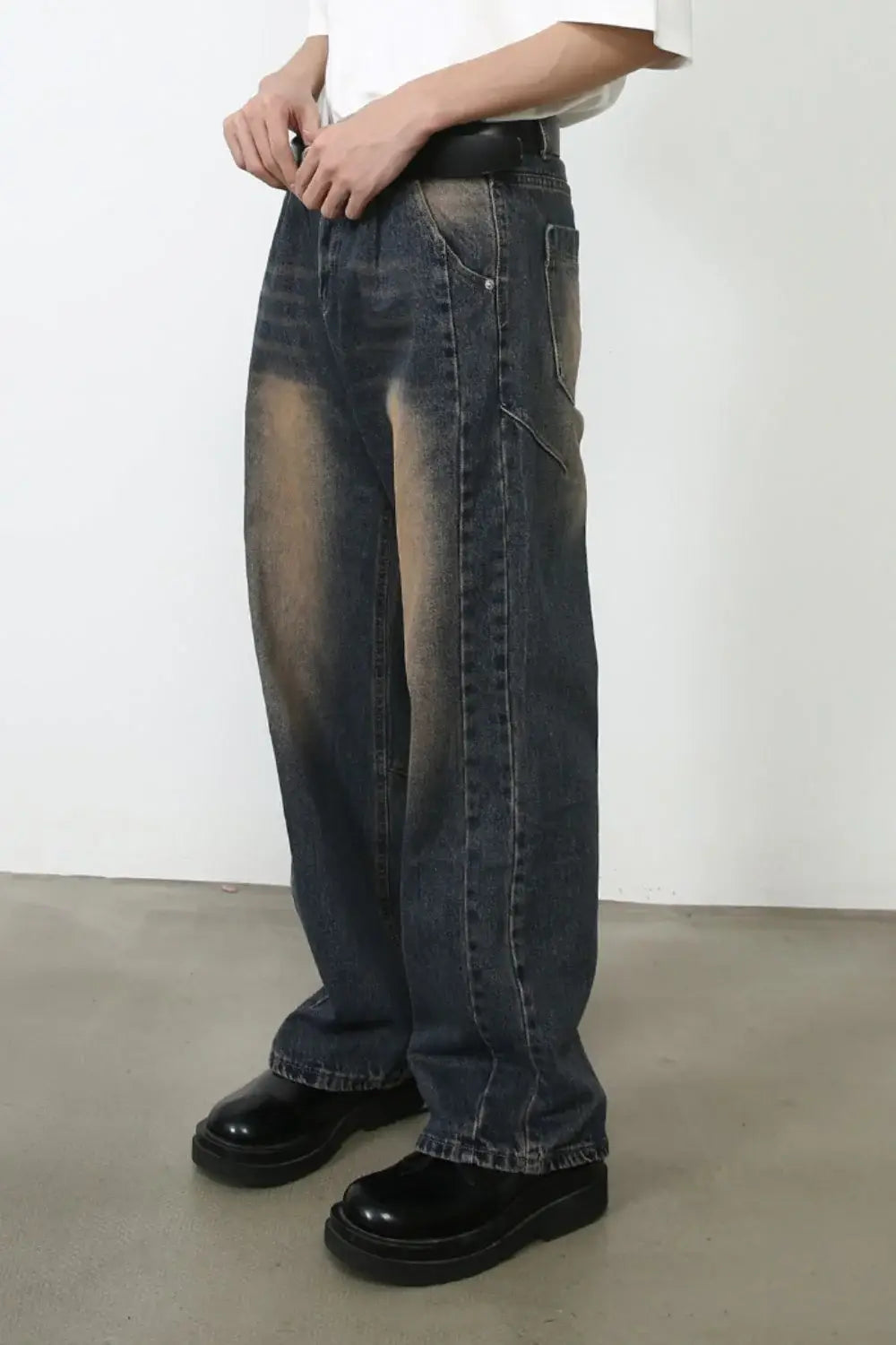 Men's Loose Fit Jeans - Trendsi - Flyclothing LLC