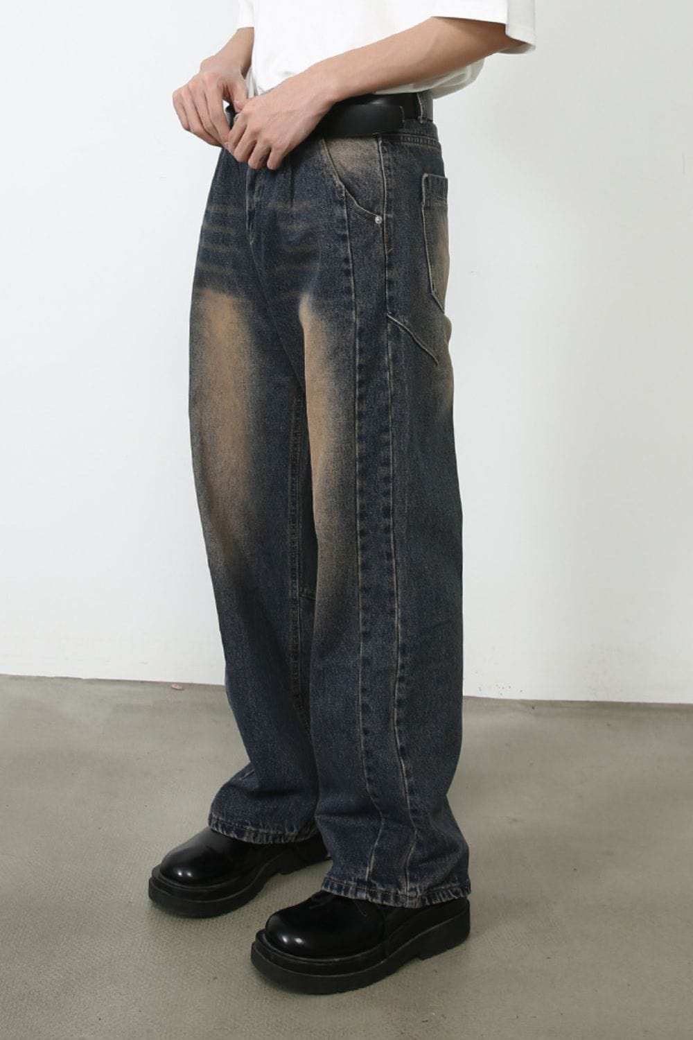 Men's Loose Fit Jeans - Trendsi - Flyclothing LLC