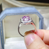 3 Carat Moissanite Square Ring - Trendsi - Flyclothing LLC