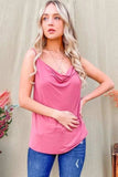 And The Why Cowl Neck Cami - Trendsi