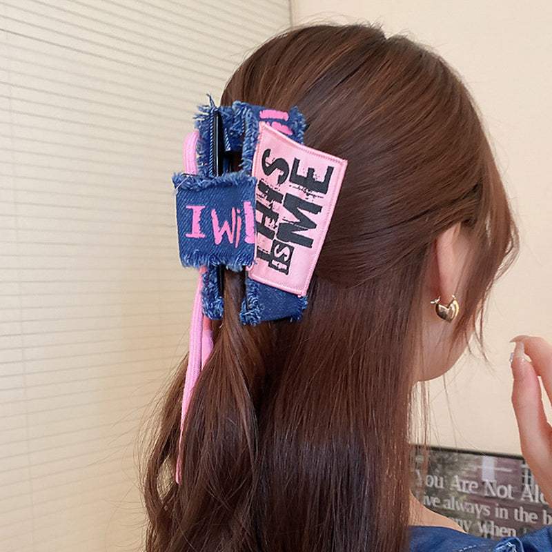 Acrylic Braided Rope Hair Claw Clip - Trendsi - Flyclothing LLC