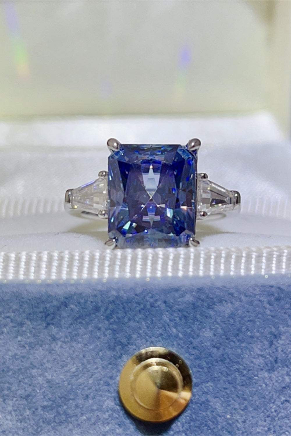 5 Carat Moissanite 925 Sterling Silver Ring - Trendsi - Flyclothing LLC