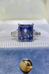 5 Carat Moissanite 925 Sterling Silver Ring - Trendsi - Flyclothing LLC