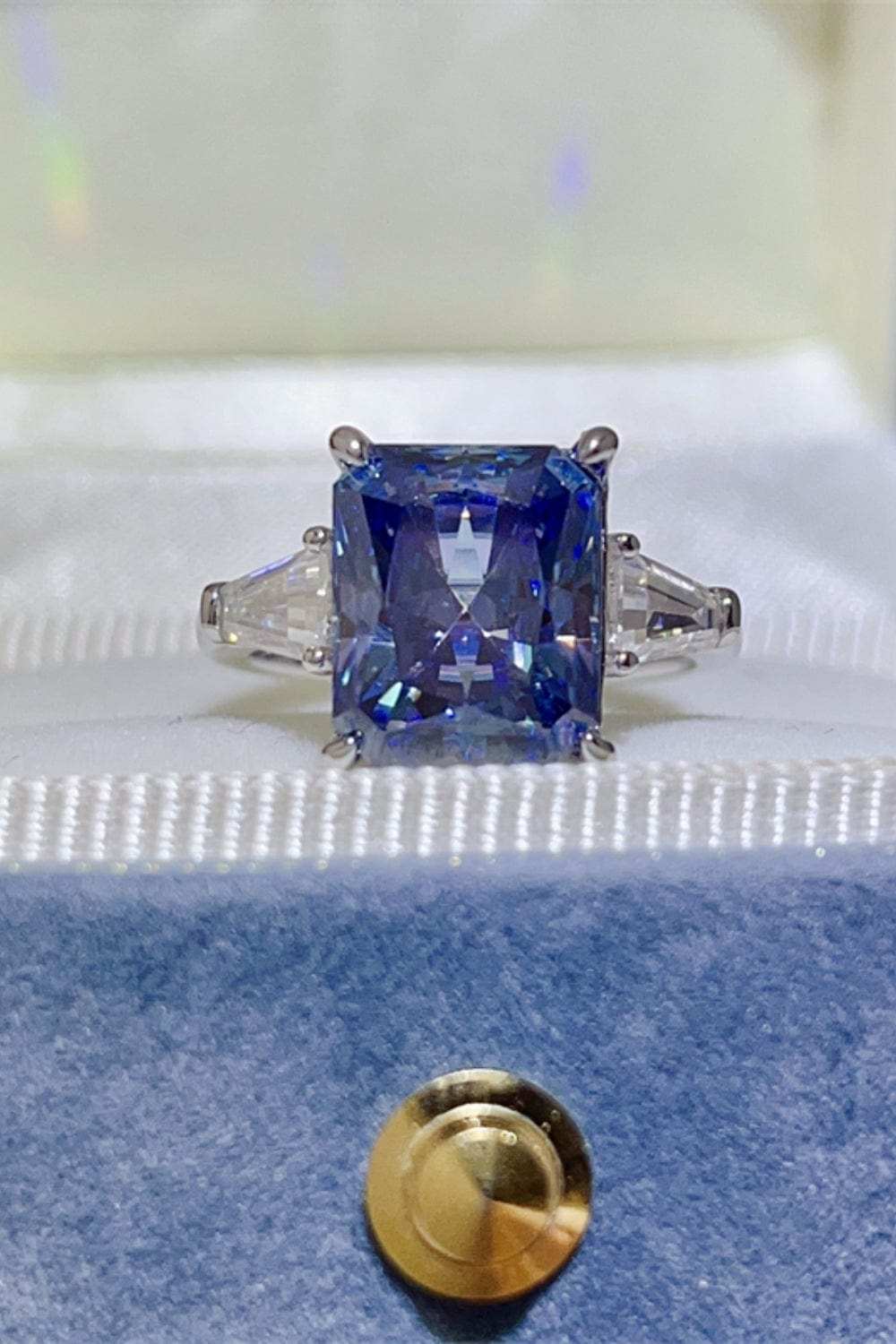 5 Carat Moissanite 925 Sterling Silver Ring - Trendsi - Flyclothing LLC