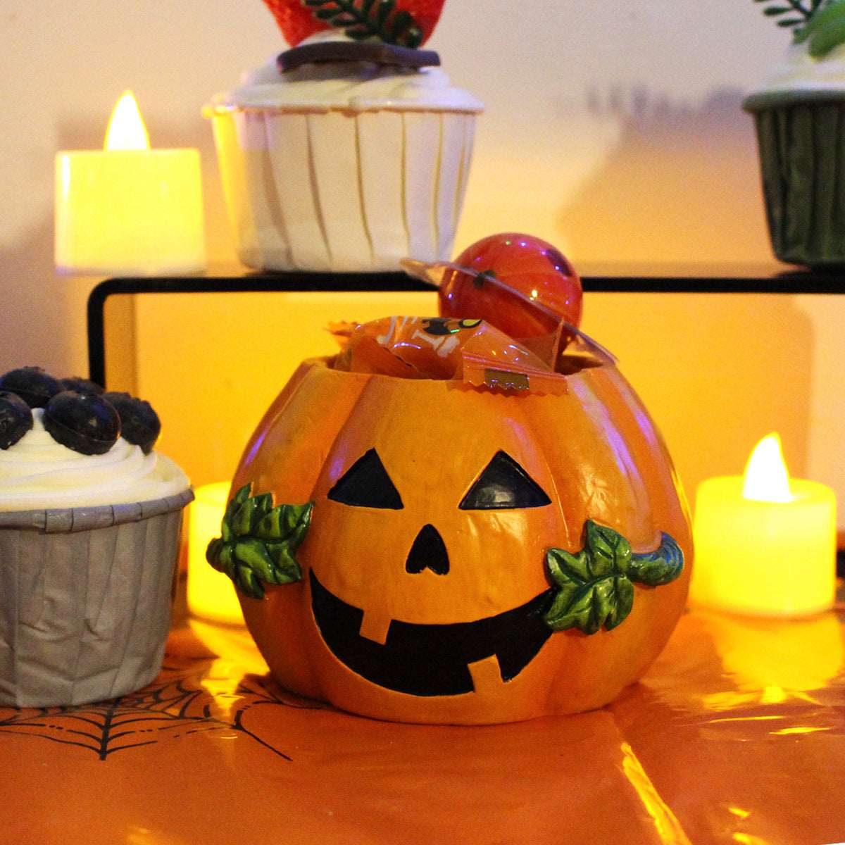 Halloween Pumpkin Decoration Flower Pot