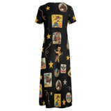 Baha Ranch Vintage Cowgirl Collage Western Dress - Baha Ranch Western Wear - Flyclothing LLC